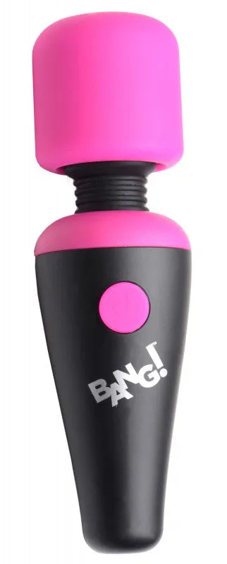 10x Vibrating Mini Silicone Wand - Pink