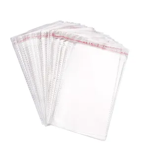 125mmx250mm 40um (100pcs) - Self Sealing Cellophane Resealable Poly Bags