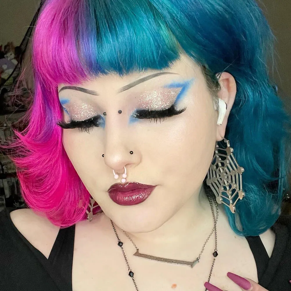 14-20G Macaron Lovely Pink Horseshoe Septum Ring
