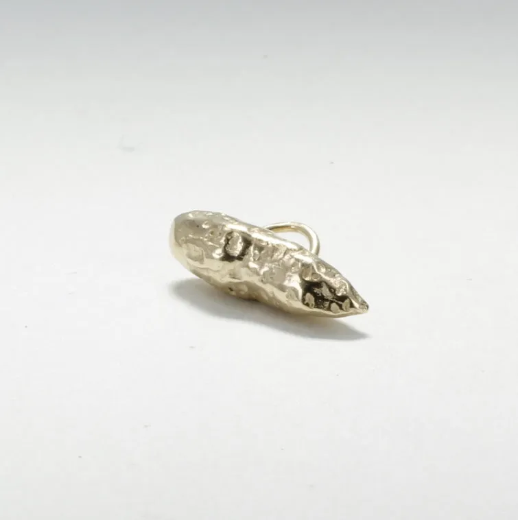 14kt Solid Gold Sweet Potato Charm for her charm bracelet