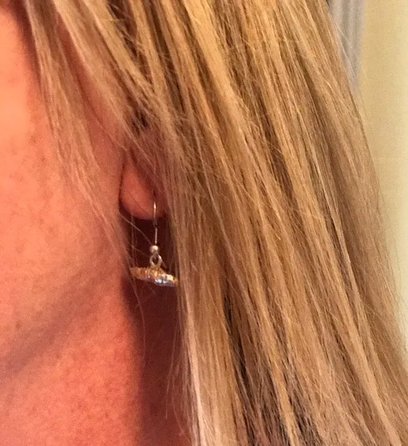 14kt Yellow Gold Sweet Potato Dangle Earrings