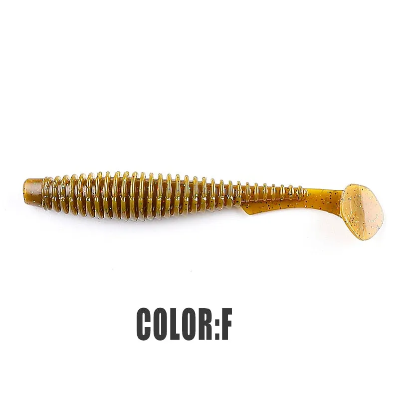 2022 supercontinent new t tail 51mm/76mm/101mm predator&#39;s soft lure, artificial lure for bass fishing With salt add fishy smel