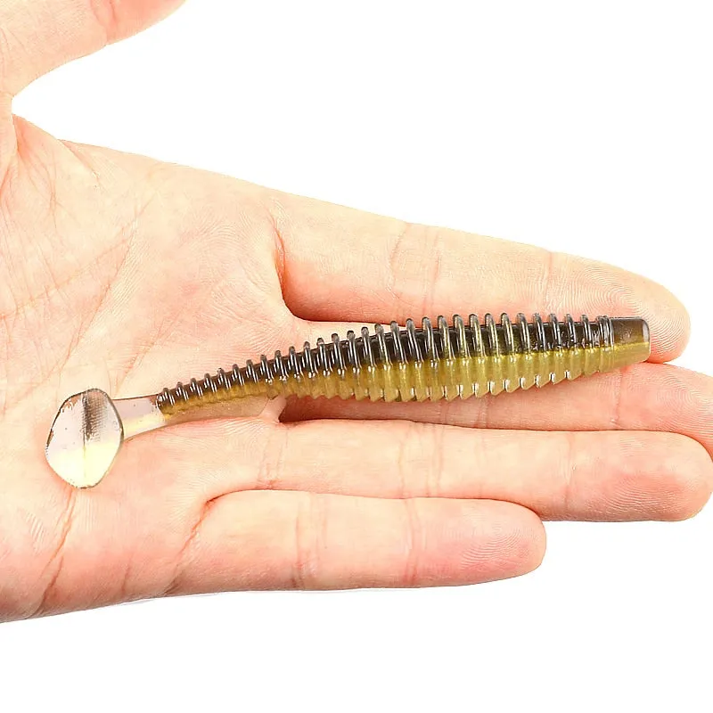 2022 supercontinent new t tail 51mm/76mm/101mm predator&#39;s soft lure, artificial lure for bass fishing With salt add fishy smel