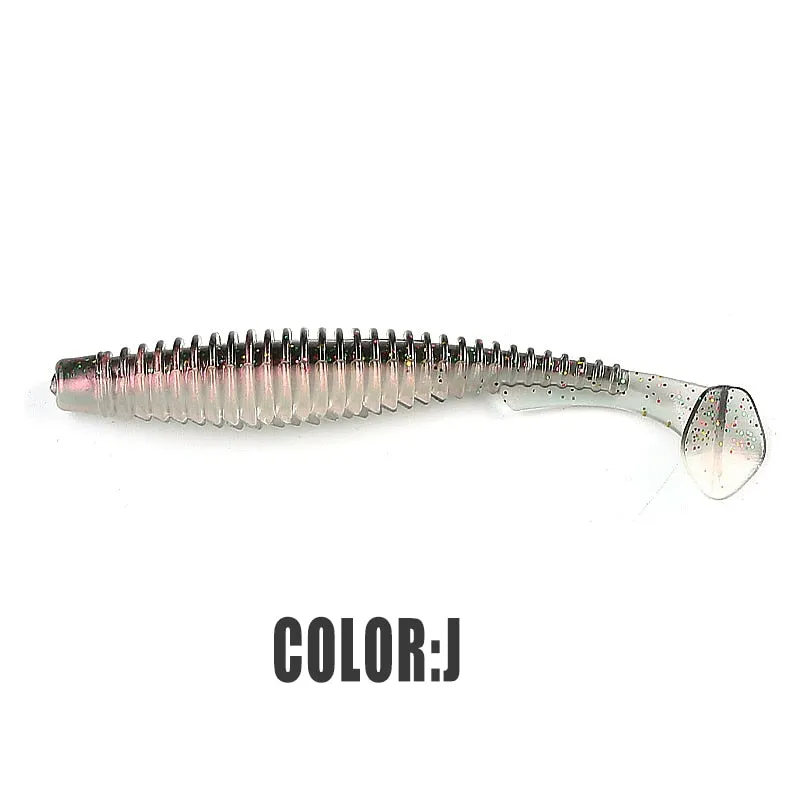 2022 supercontinent new t tail 51mm/76mm/101mm predator&#39;s soft lure, artificial lure for bass fishing With salt add fishy smel