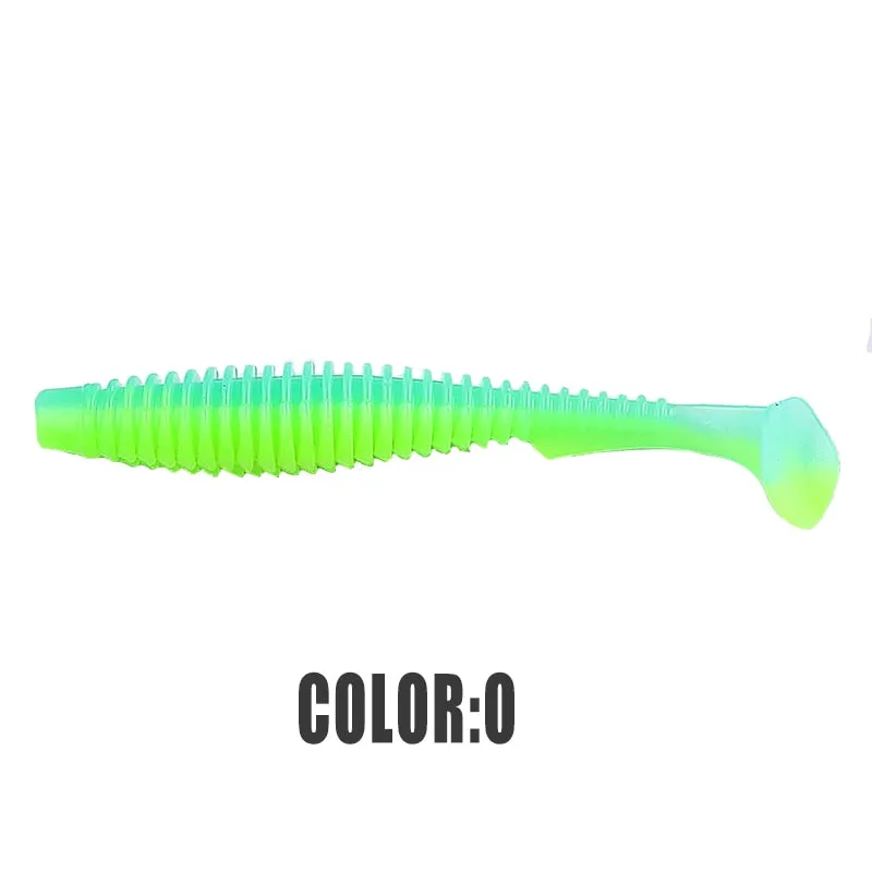 2022 supercontinent new t tail 51mm/76mm/101mm predator&#39;s soft lure, artificial lure for bass fishing With salt add fishy smel