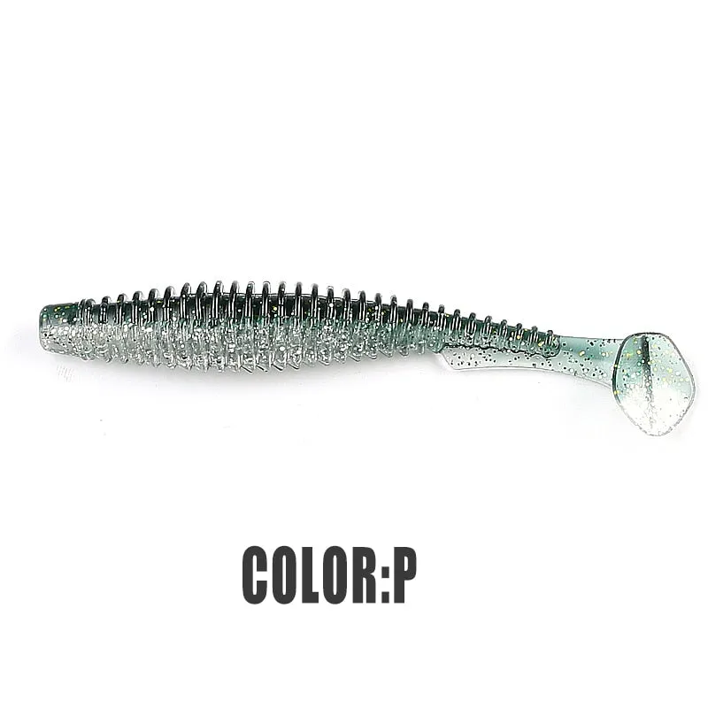 2022 supercontinent new t tail 51mm/76mm/101mm predator&#39;s soft lure, artificial lure for bass fishing With salt add fishy smel