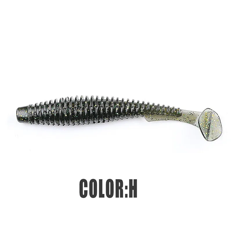 2022 supercontinent new t tail 51mm/76mm/101mm predator&#39;s soft lure, artificial lure for bass fishing With salt add fishy smel