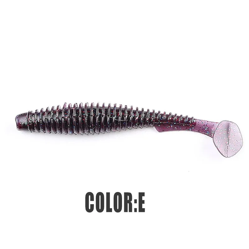 2022 supercontinent new t tail 51mm/76mm/101mm predator&#39;s soft lure, artificial lure for bass fishing With salt add fishy smel