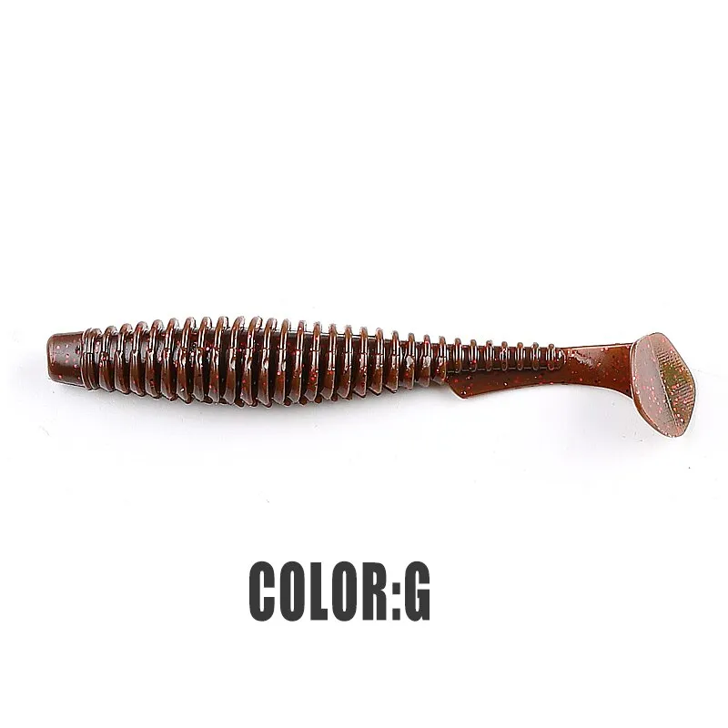 2022 supercontinent new t tail 51mm/76mm/101mm predator&#39;s soft lure, artificial lure for bass fishing With salt add fishy smel