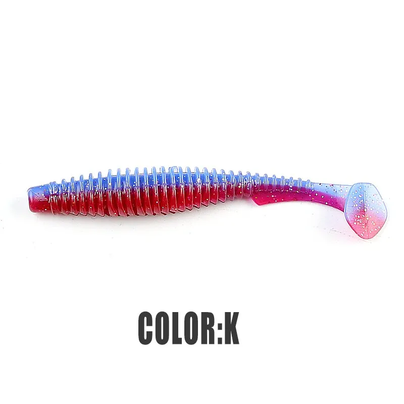 2022 supercontinent new t tail 51mm/76mm/101mm predator&#39;s soft lure, artificial lure for bass fishing With salt add fishy smel
