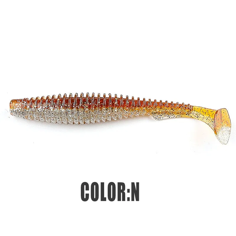 2022 supercontinent new t tail 51mm/76mm/101mm predator&#39;s soft lure, artificial lure for bass fishing With salt add fishy smel