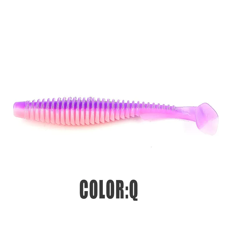 2022 supercontinent new t tail 51mm/76mm/101mm predator&#39;s soft lure, artificial lure for bass fishing With salt add fishy smel