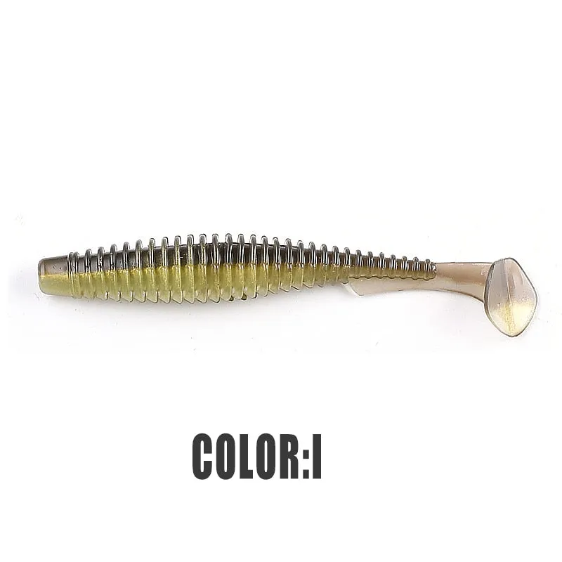 2022 supercontinent new t tail 51mm/76mm/101mm predator&#39;s soft lure, artificial lure for bass fishing With salt add fishy smel