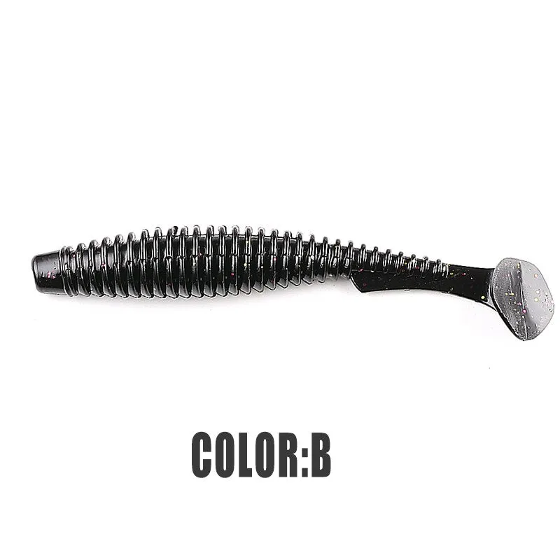2022 supercontinent new t tail 51mm/76mm/101mm predator&#39;s soft lure, artificial lure for bass fishing With salt add fishy smel