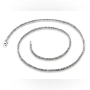 26 inch Solid 925 Sterling Silver Popcorn Chain 1.6 mm