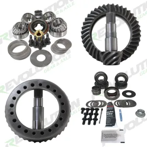 4Runner 4.56 Gear Pkg W/O Factory Locker 95-04 Front and Rear (T8-T7.5 Reverse) w/Koyo Master Kits Revolution Gear and Axle