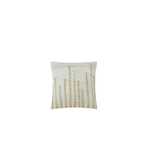 ADELE AQUA GOLD VELVET PILLOW