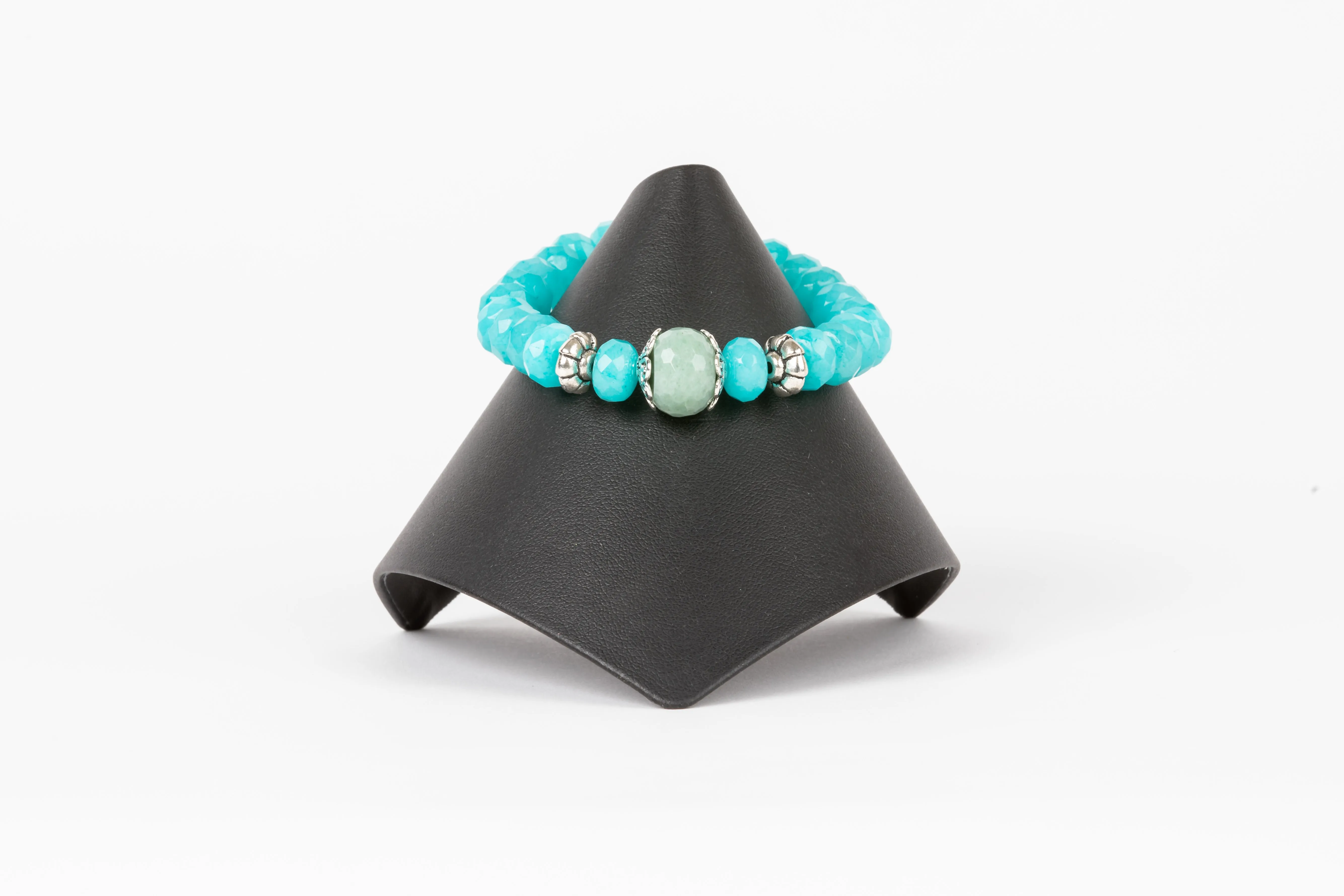 Agate, Adventurine Bracelet