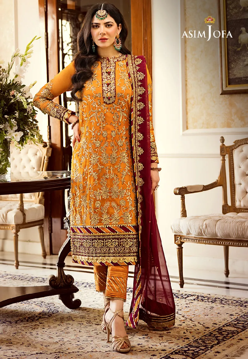 AJZS-30 | Asim Jofa Zari Sitara Luxury Eid Festive Collection 2023 | Unstitched Embrodried Suits