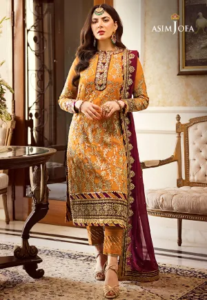 AJZS-30 | Asim Jofa Zari Sitara Luxury Eid Festive Collection 2023 | Unstitched Embrodried Suits