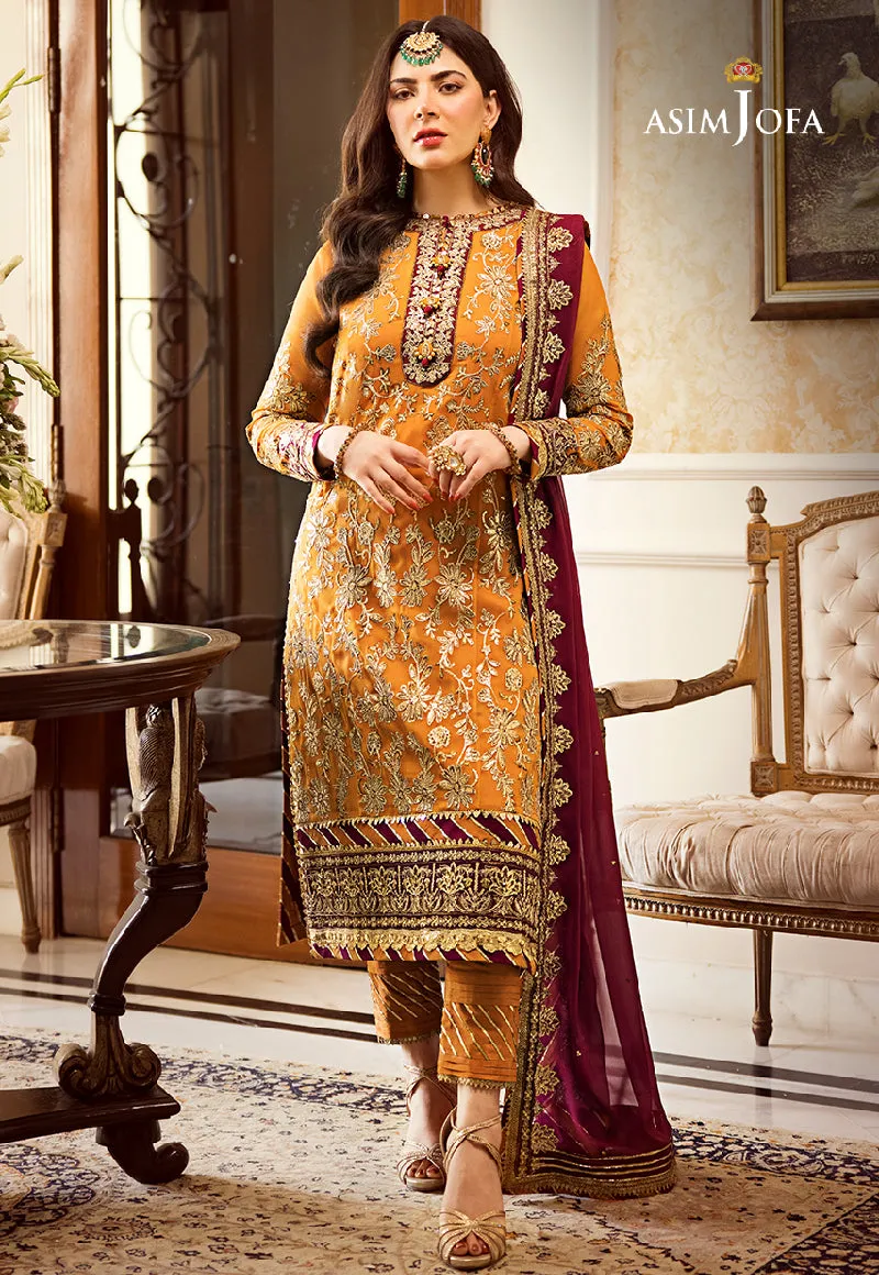 AJZS-30 | Asim Jofa Zari Sitara Luxury Eid Festive Collection 2023 | Unstitched Embrodried Suits