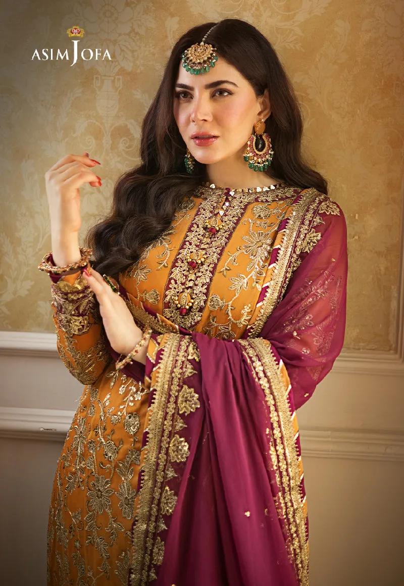 AJZS-30 | Asim Jofa Zari Sitara Luxury Eid Festive Collection 2023 | Unstitched Embrodried Suits