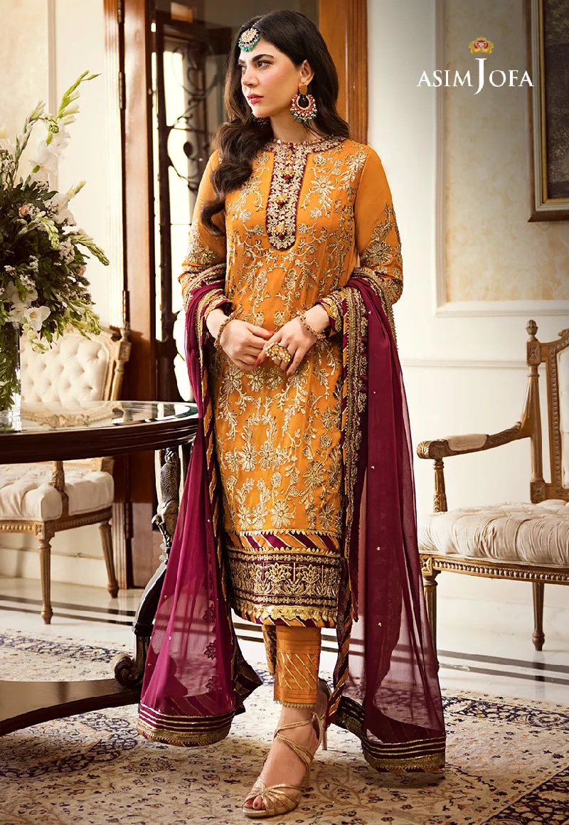 AJZS-30 | Asim Jofa Zari Sitara Luxury Eid Festive Collection 2023 | Unstitched Embrodried Suits