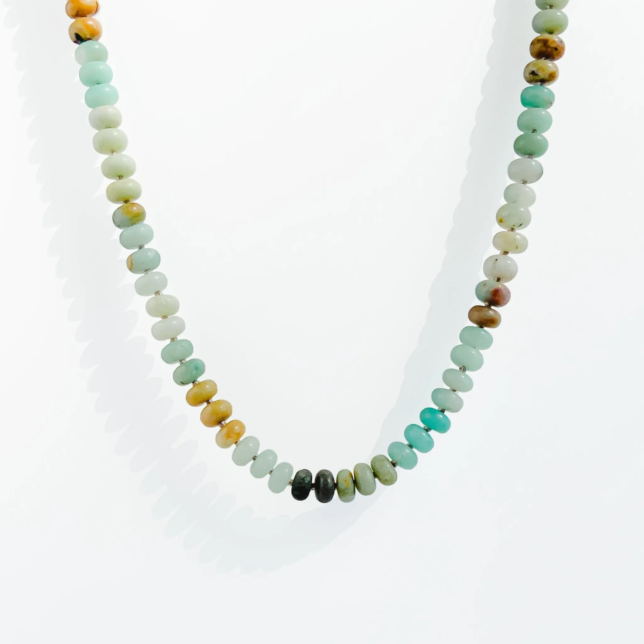 Amazonite Candy Bead Necklace