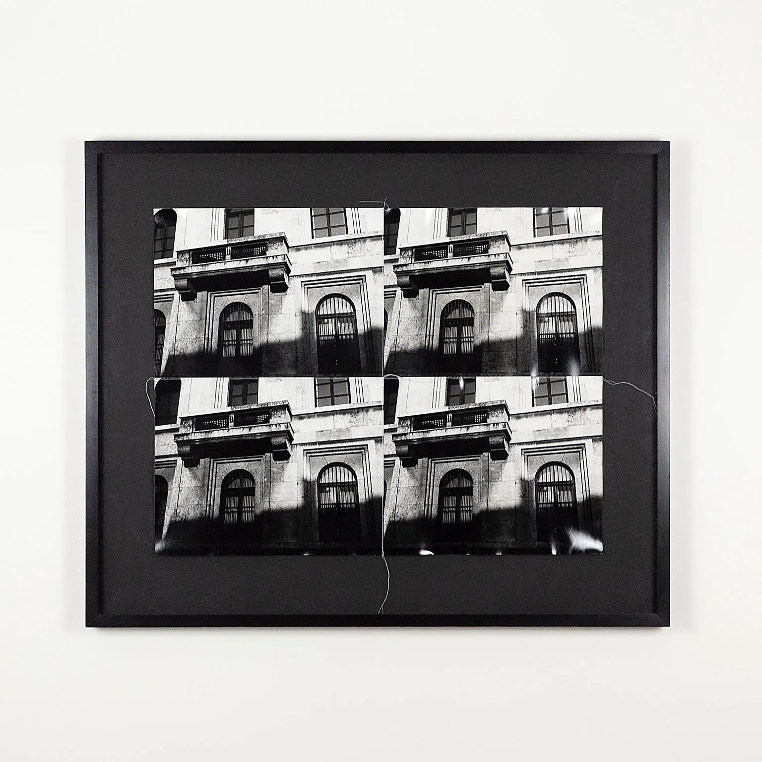 ANDY WARHOL "BUILDING FACADE" STITCHED PHOTO, 1976