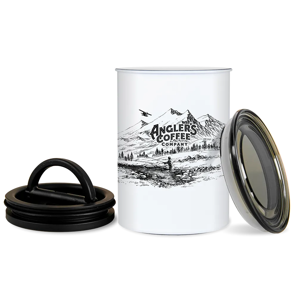 Angler's Excursion Coffee Canister