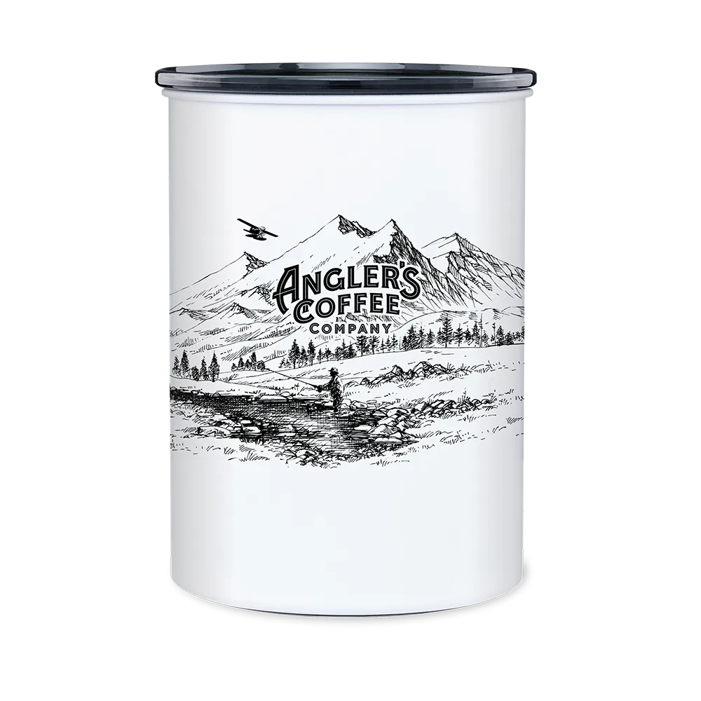 Angler's Excursion Coffee Canister