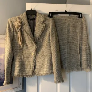 Anne Klein 8P skirt suit set!!