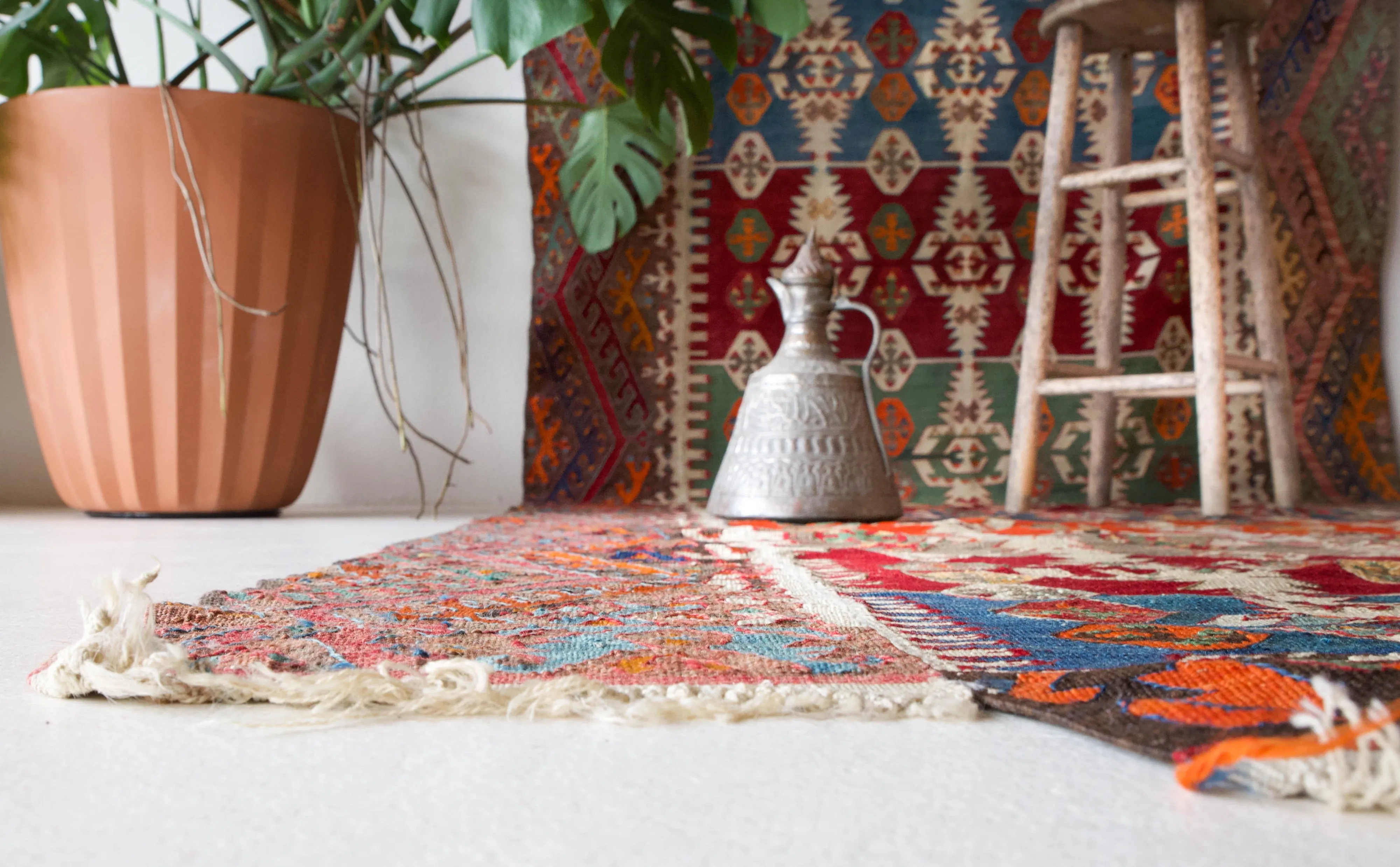 Antique Konya Hotamis Kilim Rug 5'5"x17'