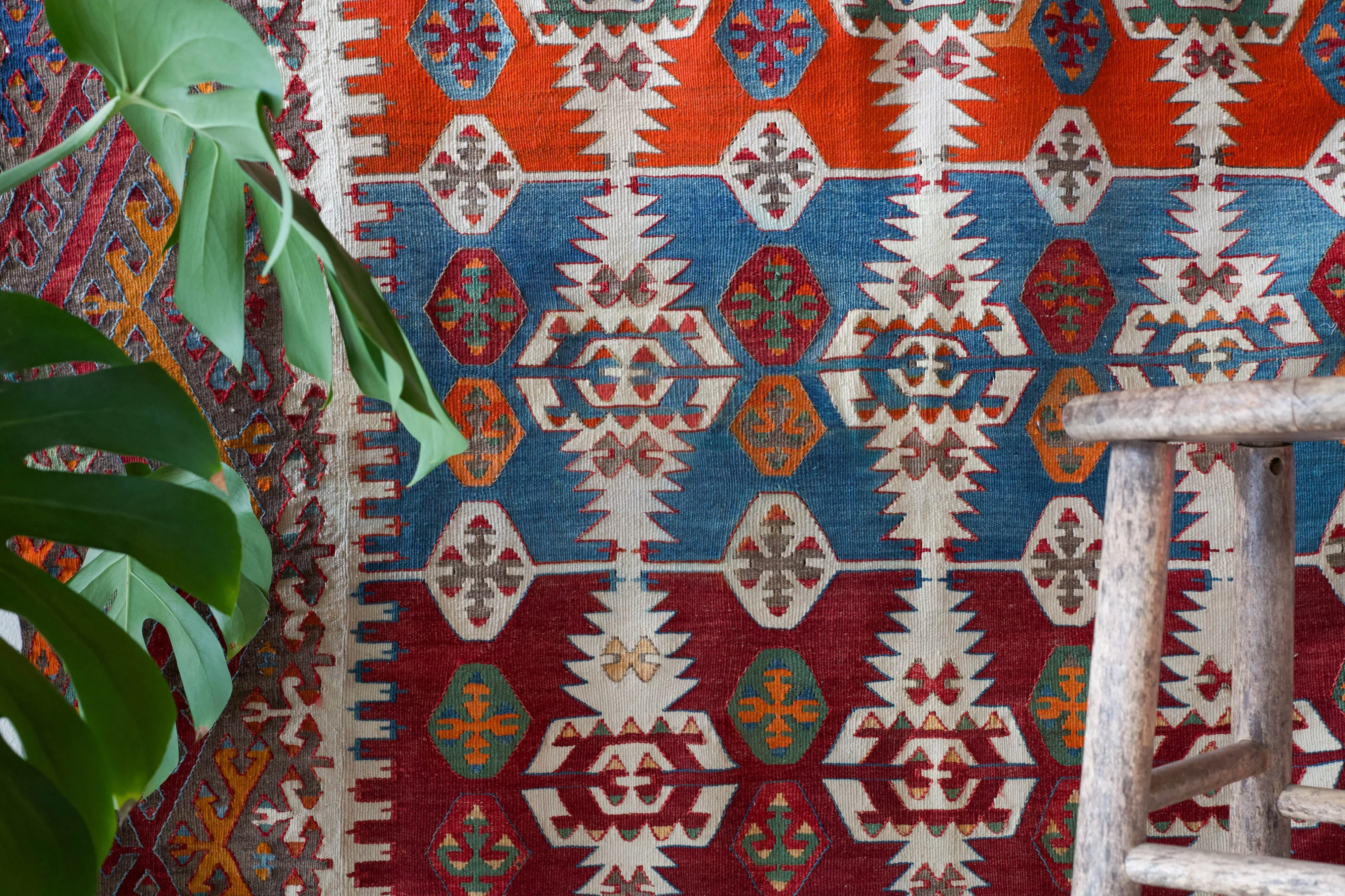 Antique Konya Hotamis Kilim Rug 5'5"x17'