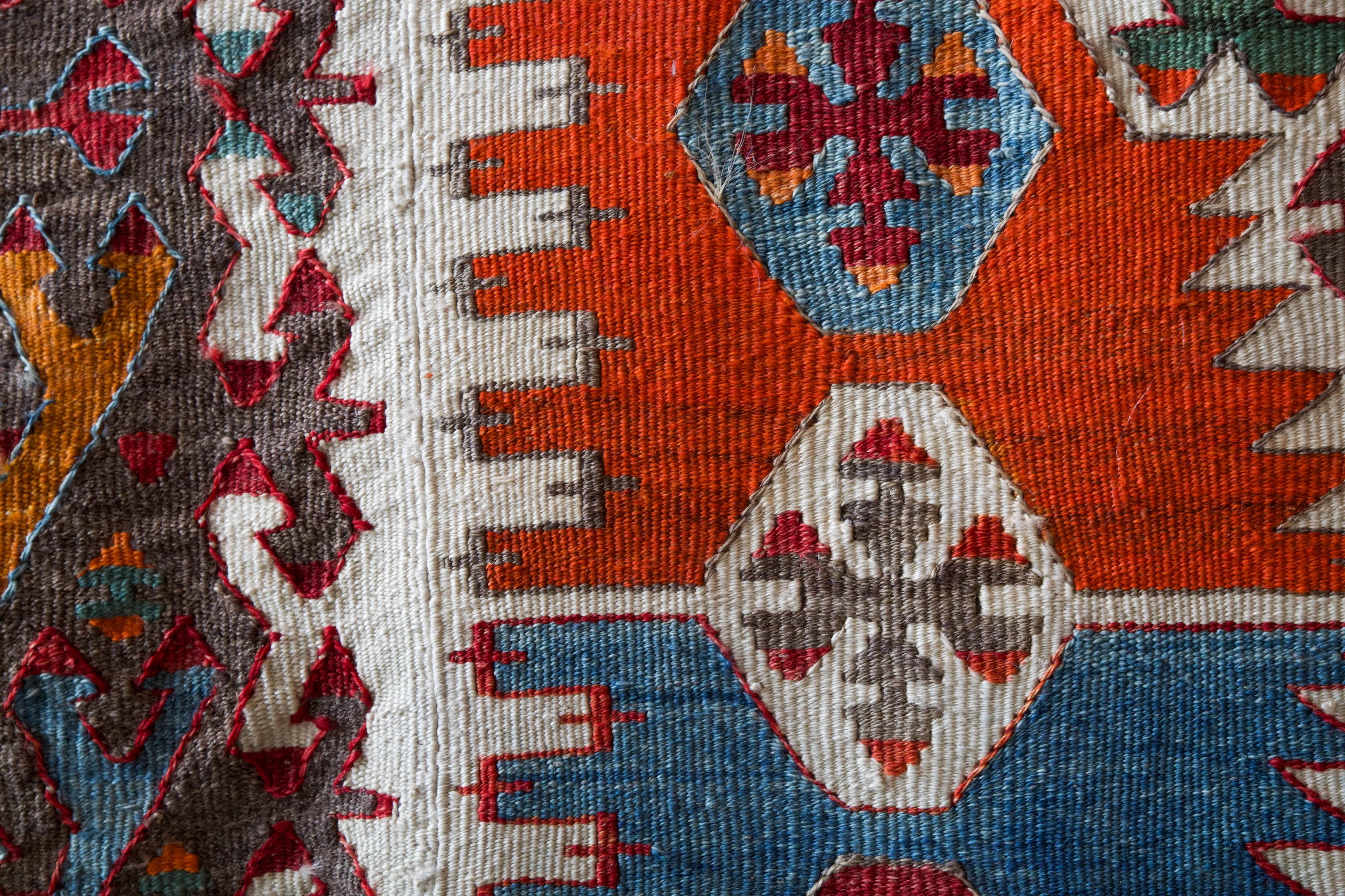 Antique Konya Hotamis Kilim Rug 5'5"x17'