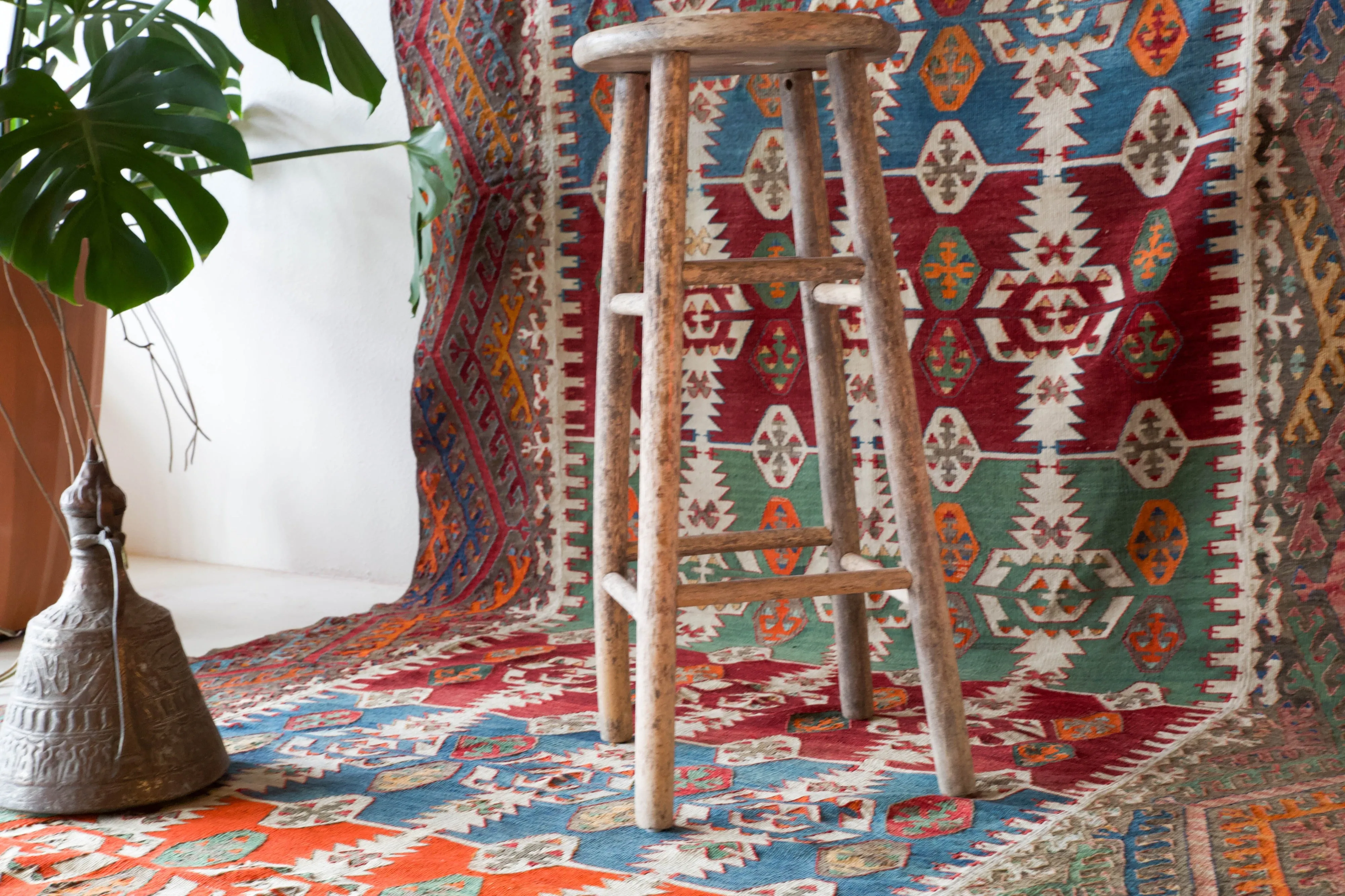 Antique Konya Hotamis Kilim Rug 5'5"x17'