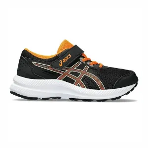 Asics Contend 8 PS Black Bright Orange