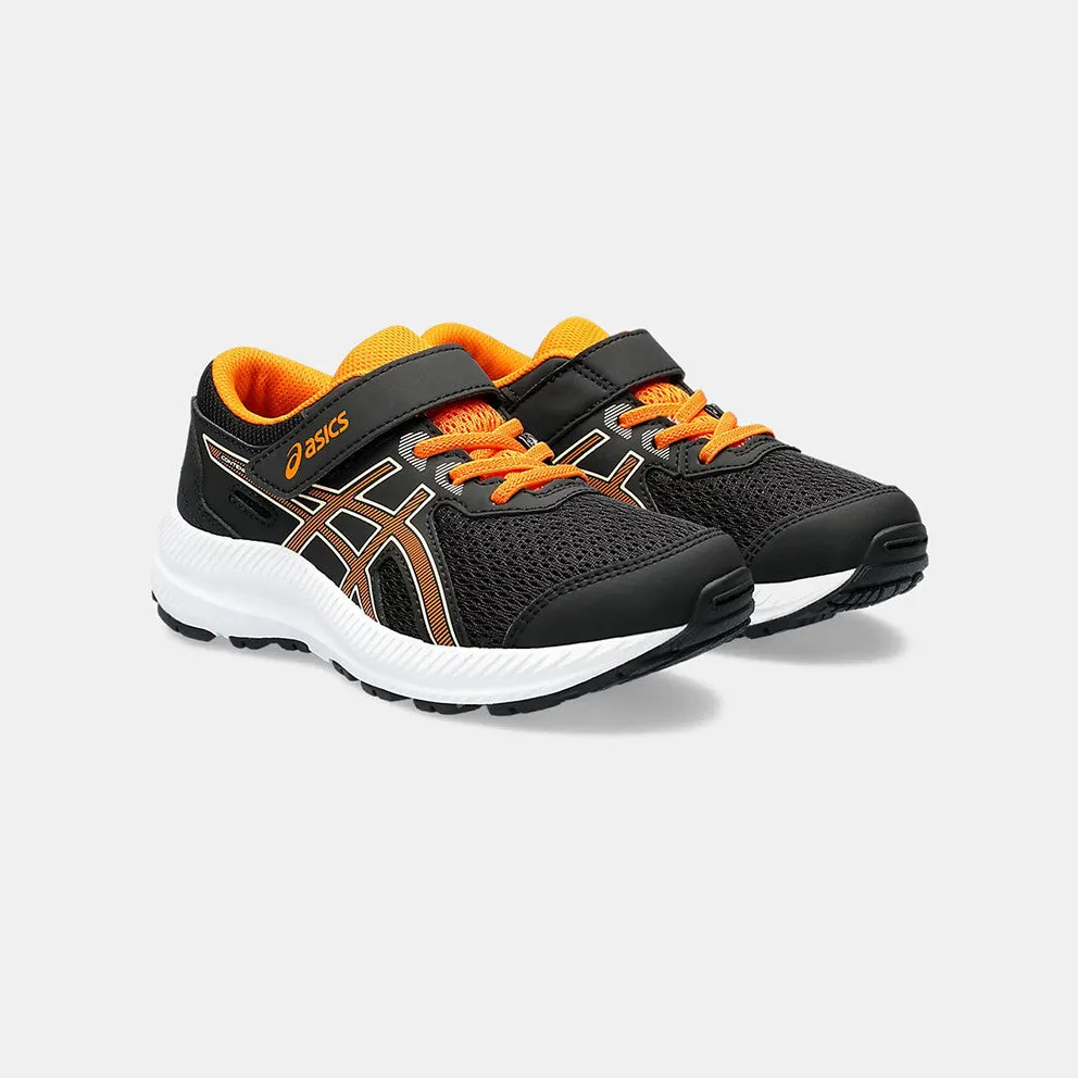 Asics Contend 8 PS Black Bright Orange