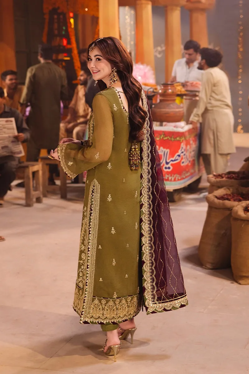 Asim Jofa Chiffon Embroidered Unstitched 3 Pcs AJKK-23