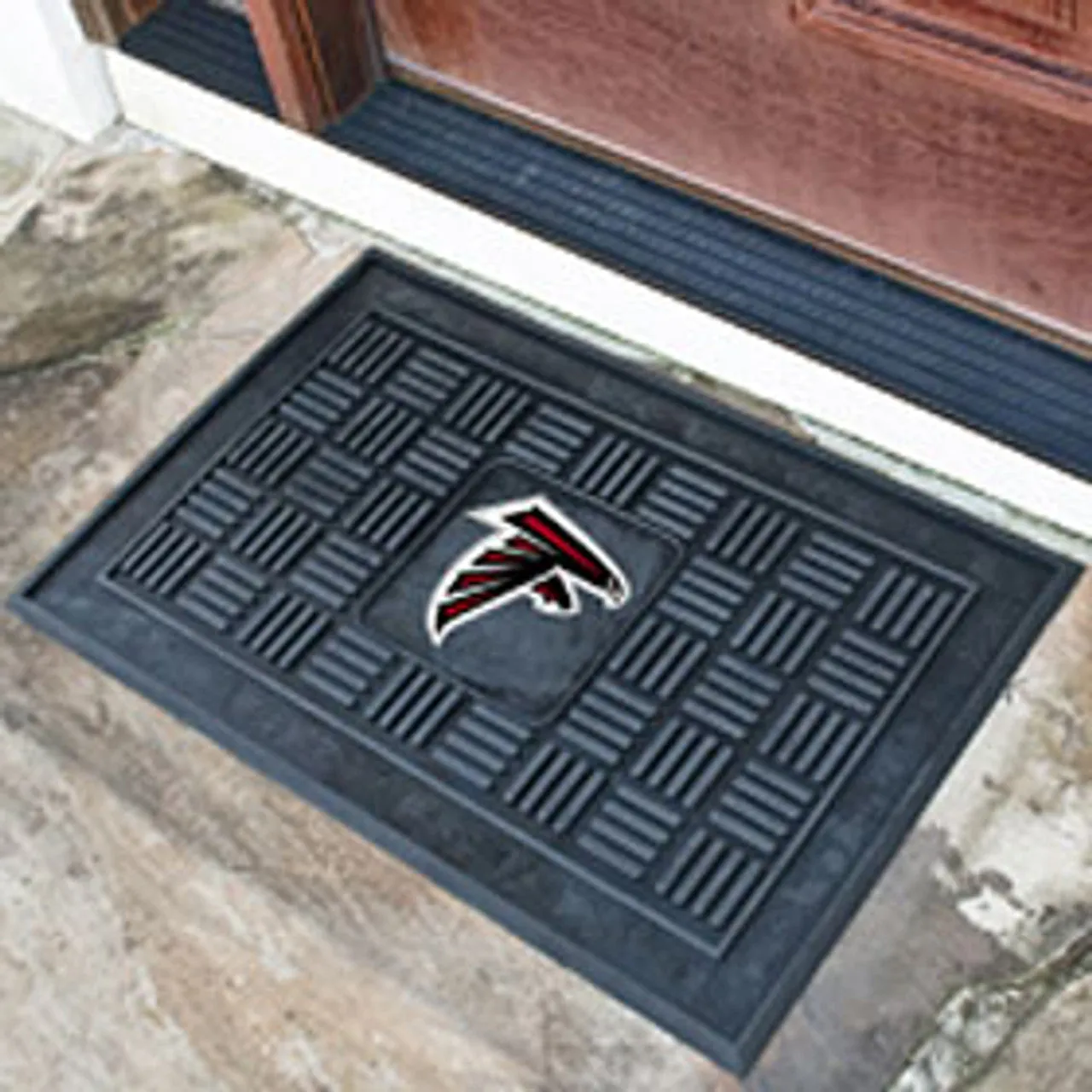 Atlanta Falcons Door Mat Medallion 19x30 - Special Order