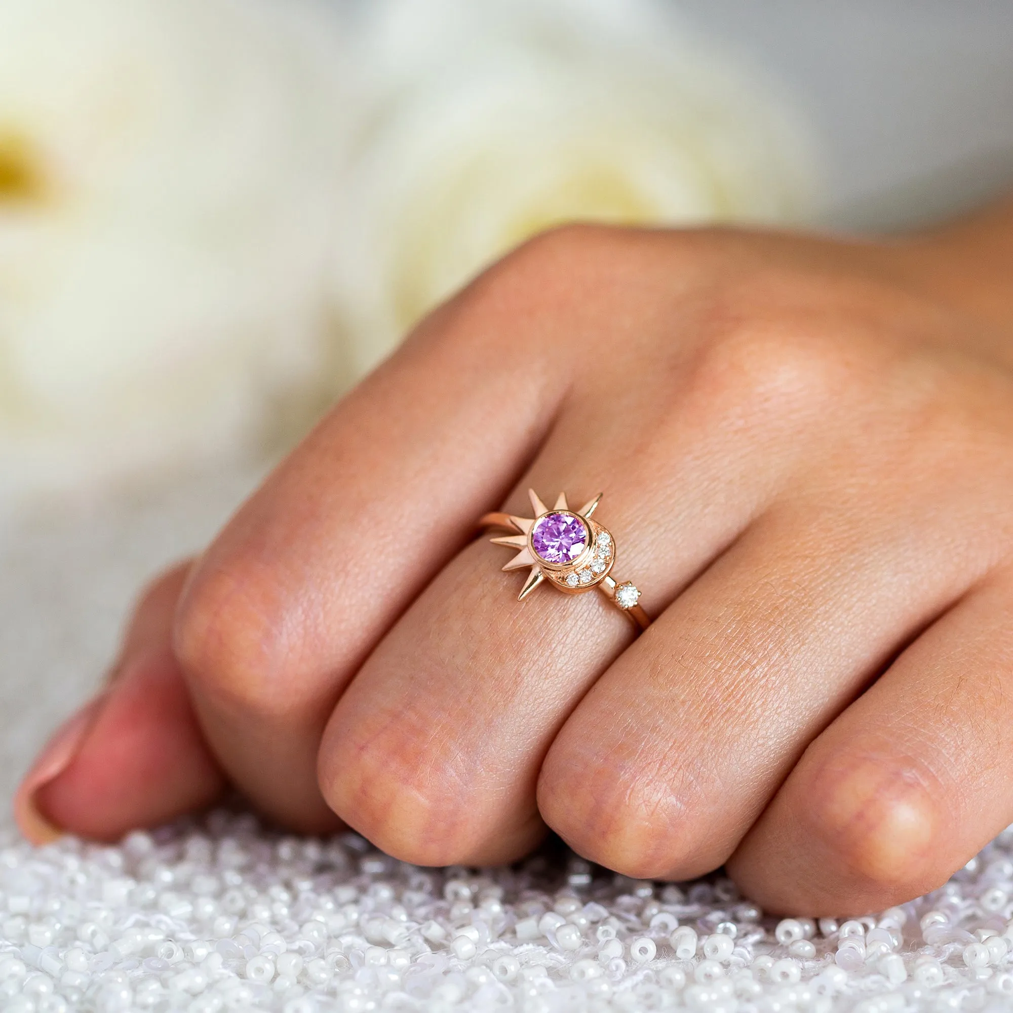 Aurora | Amethyst Ring