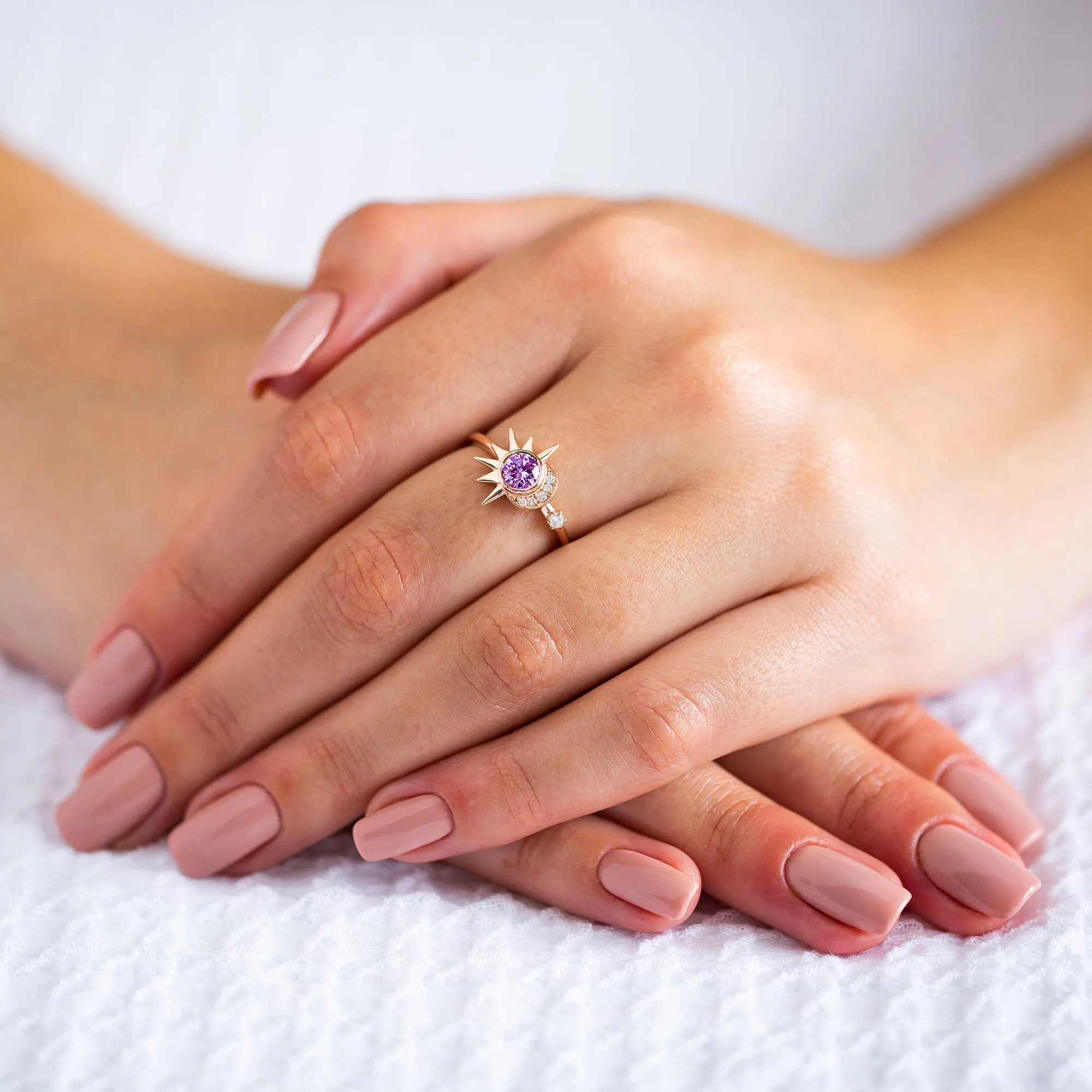 Aurora | Amethyst Ring