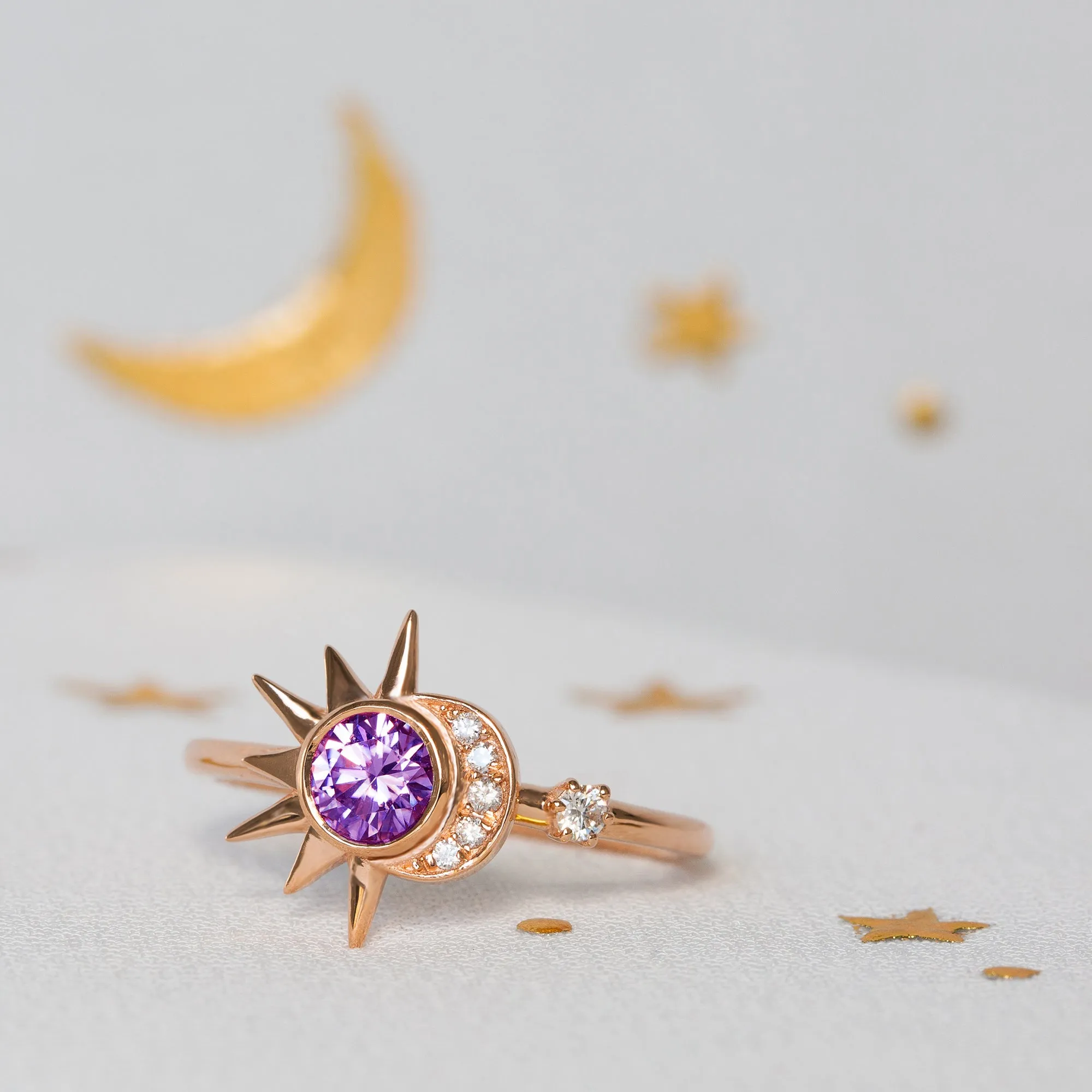 Aurora | Amethyst Ring