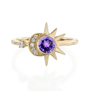 Aurora | Amethyst Ring