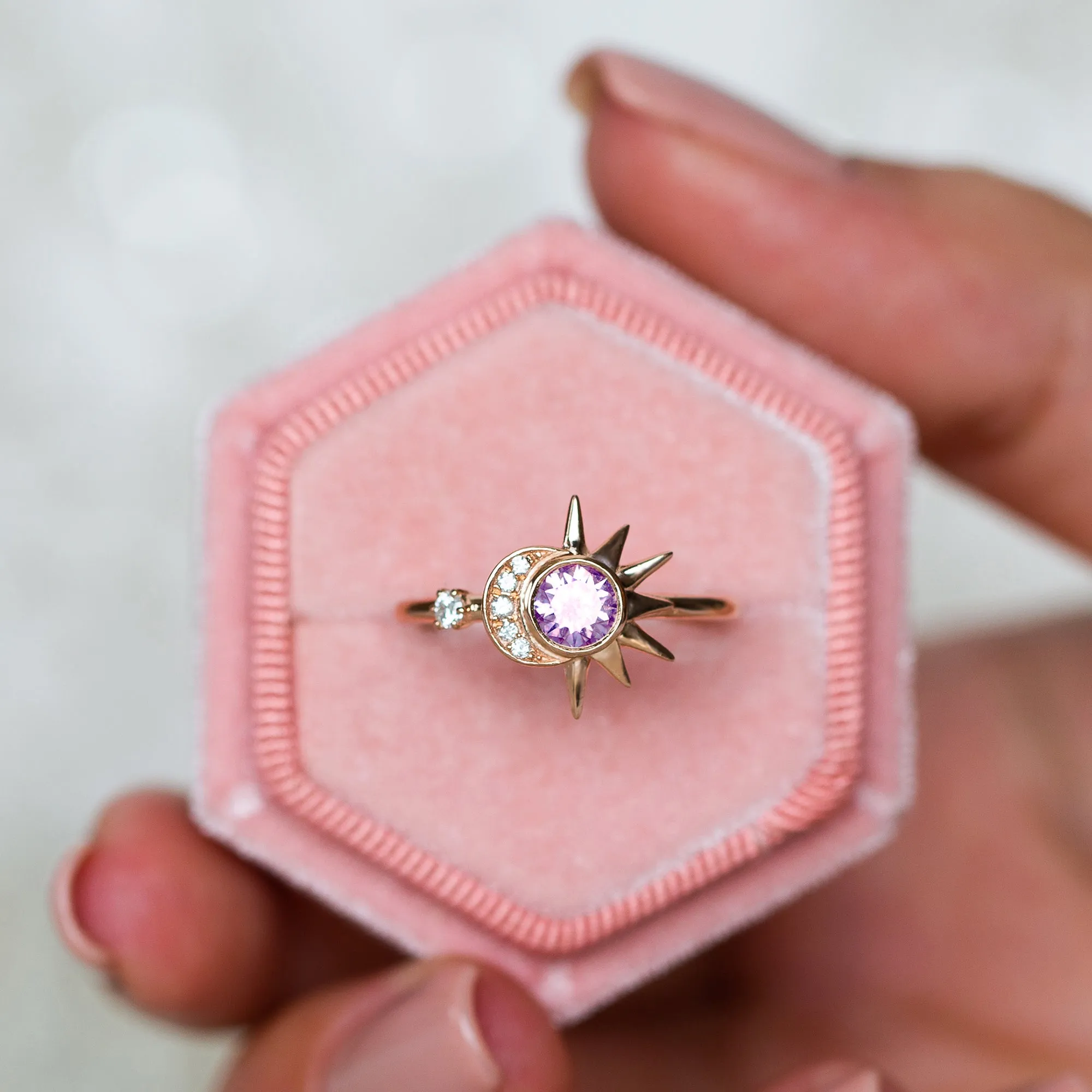 Aurora | Amethyst Ring