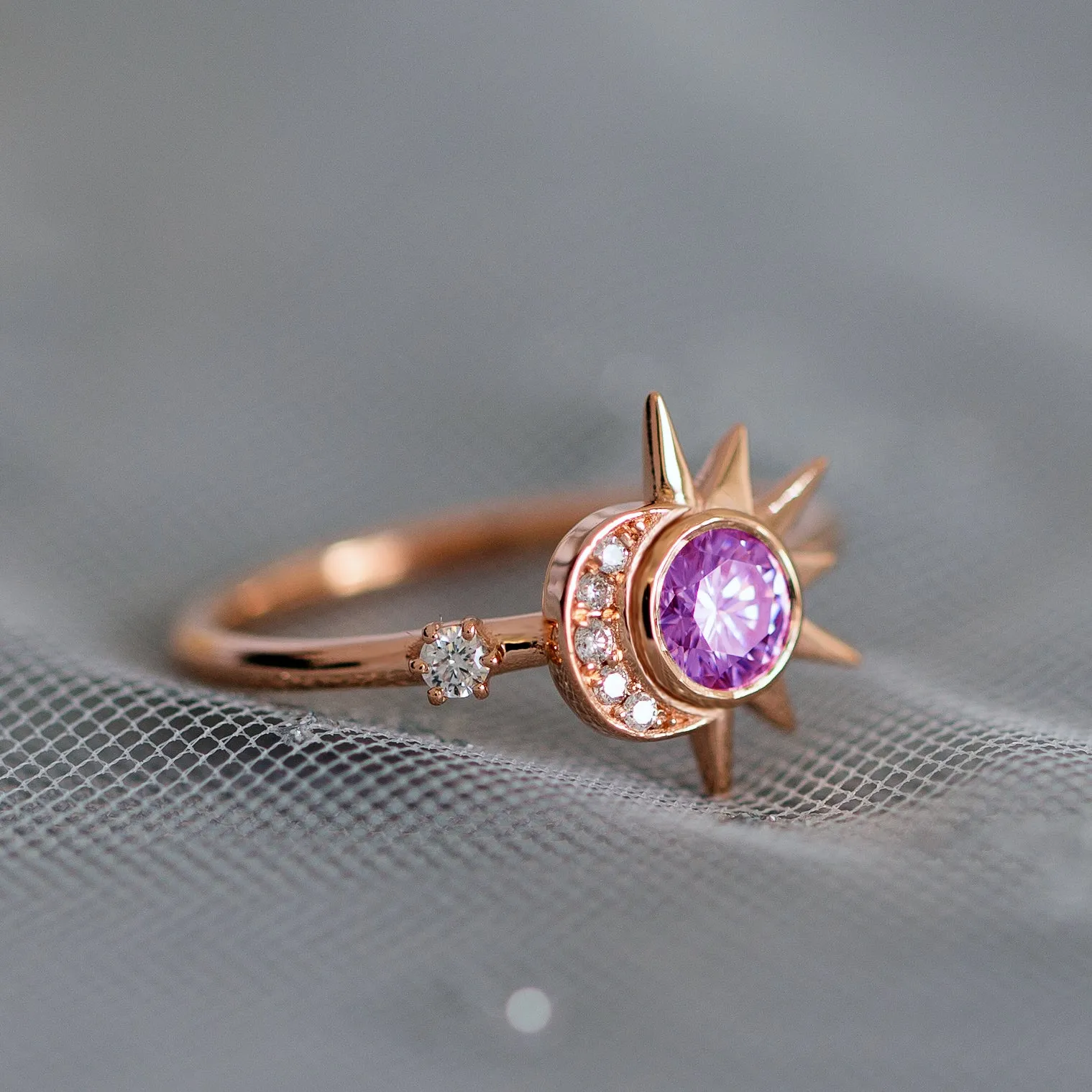 Aurora | Amethyst Ring