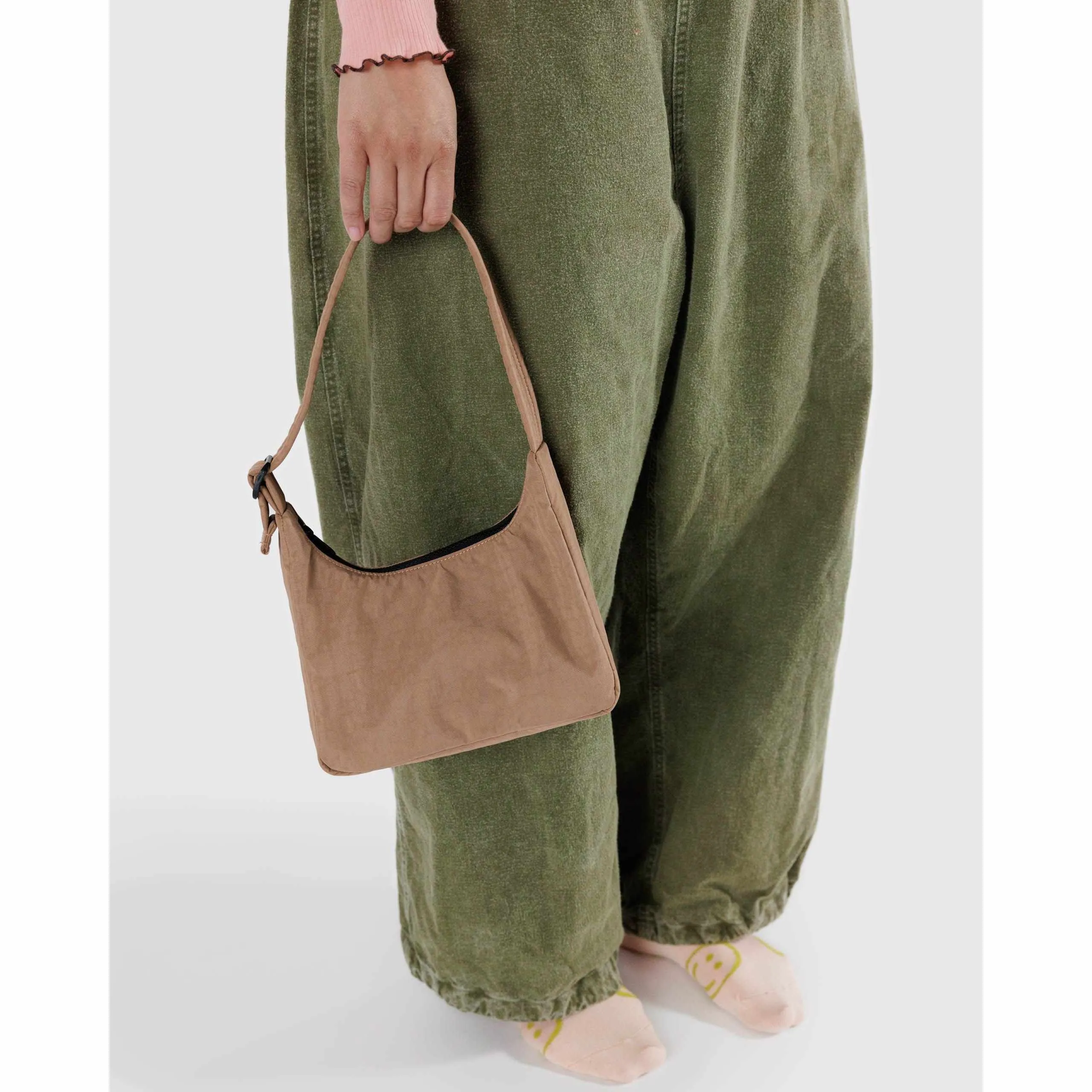Baggu - Mini Nylon Shoulder bag - Cocoa