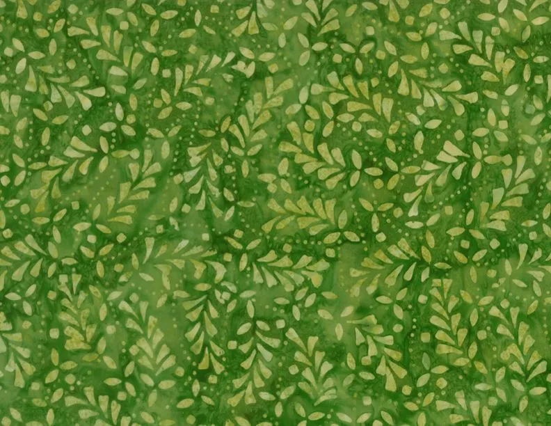 Batiks Bright Green - (2)