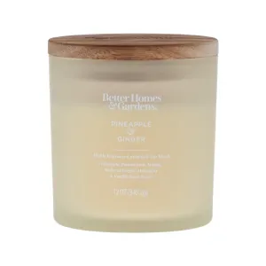 Better Homes & Gardens Pineapple & Ginger Scented 12 oz 2-Wick Candle
