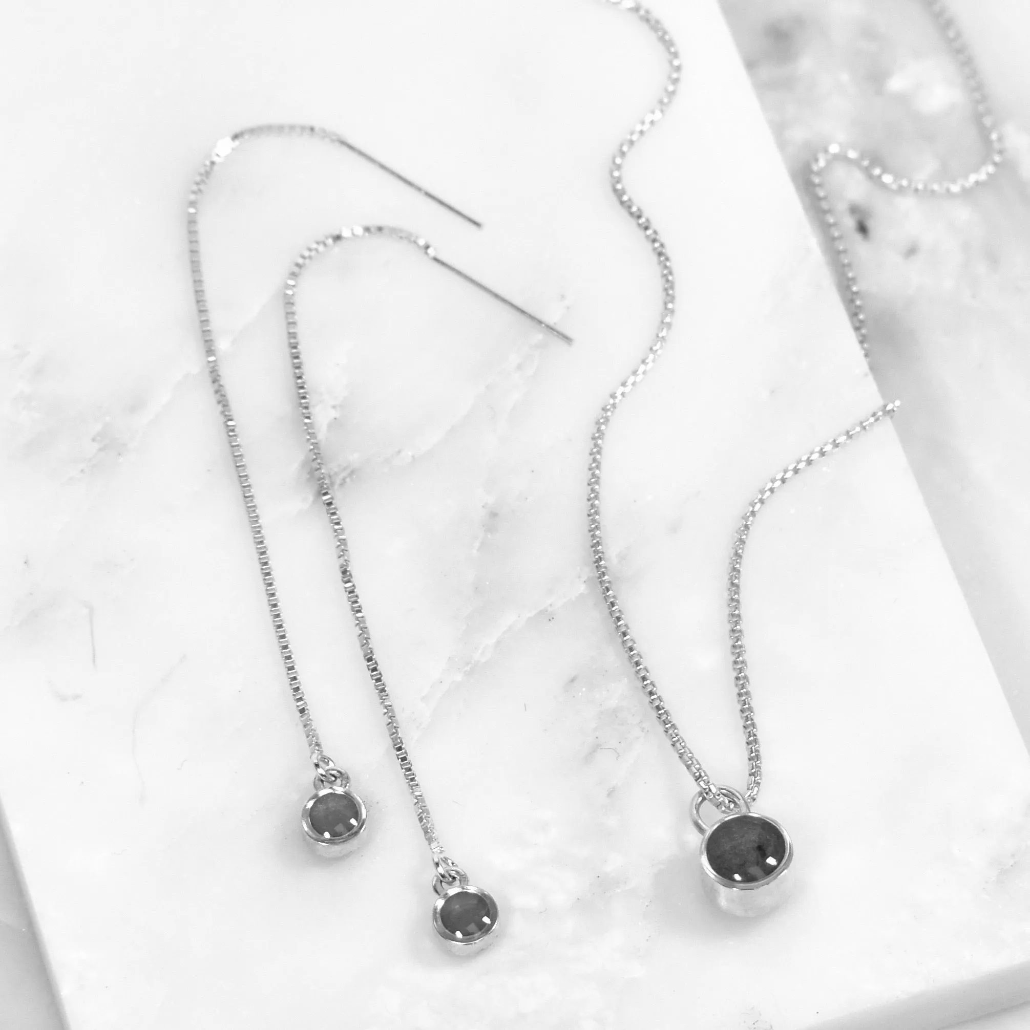 Bilateral Cremation Necklace in 14K Rose Gold